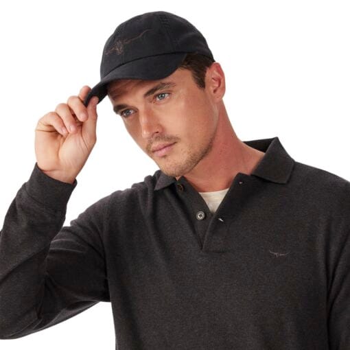 R M Williams Longhorn Twill Cap - Image 7