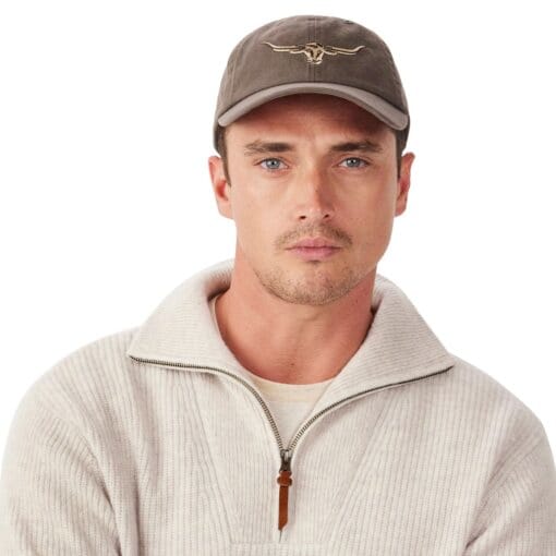R M Williams Longhorn Twill Cap