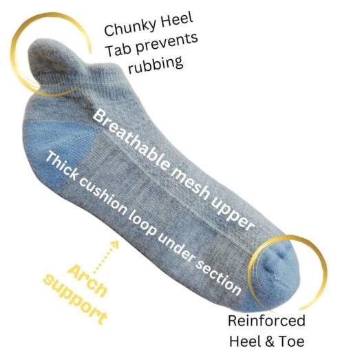 Samantha Holmes Ladies Alpaca Running Socks chart F166