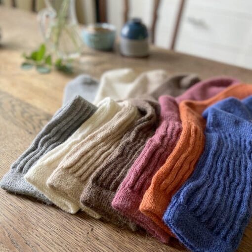 Samantha Holmes Ladies Rib Cushion Alpaca Socks