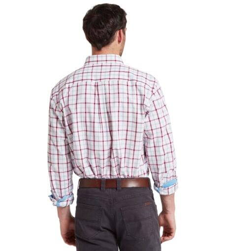 Schoffel Brancaster Classic Shirt Mountain Blue Check back 20-4050-8764