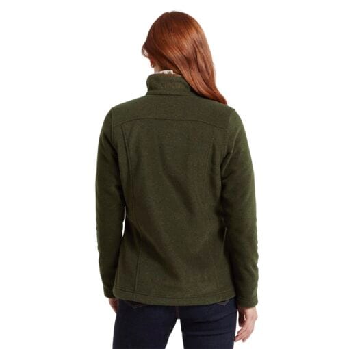 Schoffel Tilton II Zip Fleece Dark Olive back 22-13447-6990