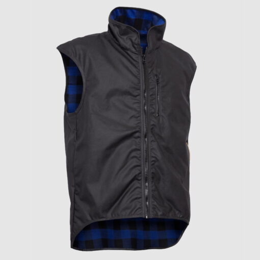 Styxmill Brown Province Vest With Tail navy