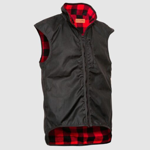 Styxmill Brown Province Vest With Tail red