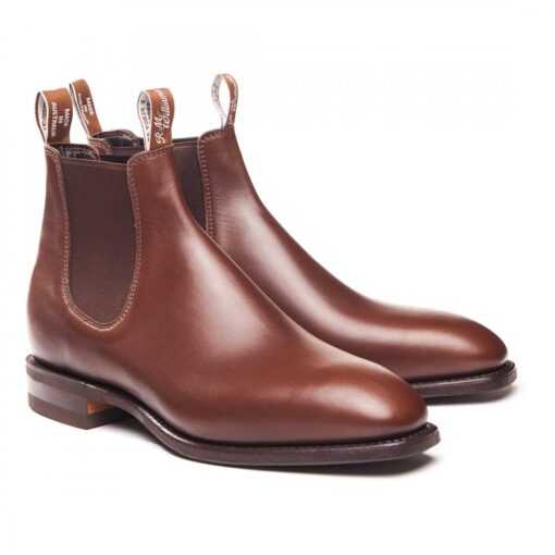 R M Williams Comfort Craftsman Boots in Dark Tan B543Y13