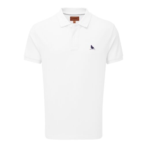 Schoffel St Ives Tailored Polo Shirt in White