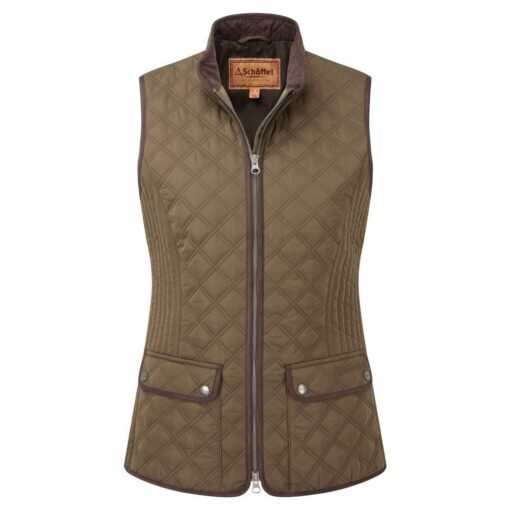 Schoffel Ladies Quilt Gilet in Olive 20-4806-6670